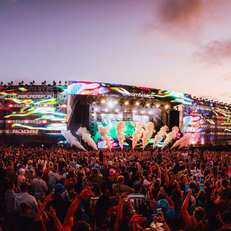 Crowd at Creamfields Festival