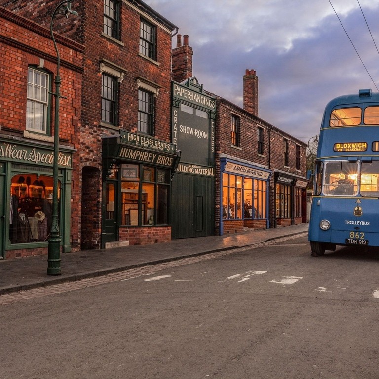 A street at the Black Country Living Museum