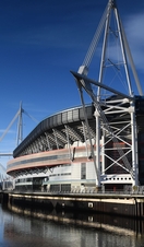 Principality Stadium in Cardiff, Wales