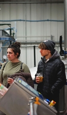 A group on a brewery tour of Brew York