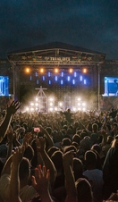 A headline act on stage at Tramlines in Sheffield