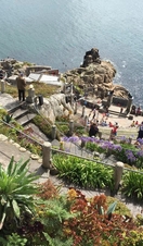 View from the top of the Minack Theatre