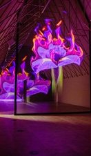 An art piece on display at the Faith Museum in Bishop Auckland