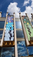 Exterior of Leeds Playhouse, Leeds, Yorkshire, previously West Yorkshire Playhouse.