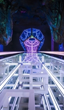 An art exhibit in Wake The Tiger, a new art theme park crossover in Bristol