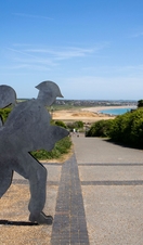 Newhaven,Fort,And,Outside,Soldier,Sculptures,,Uk