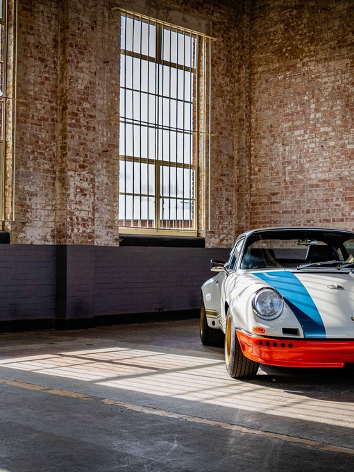 Porsche 911 Hot Rod by Magnus Walker at Bicester Heritage Car Show, Oxfordshire