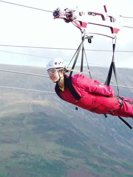 Zip World, zip lining at Penrhyn Slate Quarry