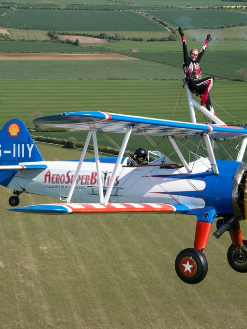 Wingwalking with AeroSuperBatics