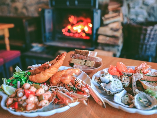 Delicious Seafood At Applecross Inn Scottish Cuisine