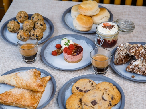 Pasticceria e dessert all'Open Kitchen di Manchester