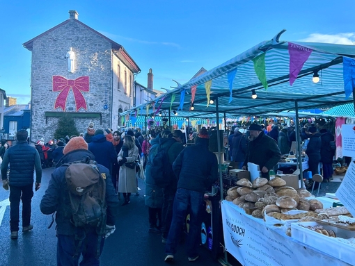 Hay Christmas Fayre, Hay-on-Wye, Powys
